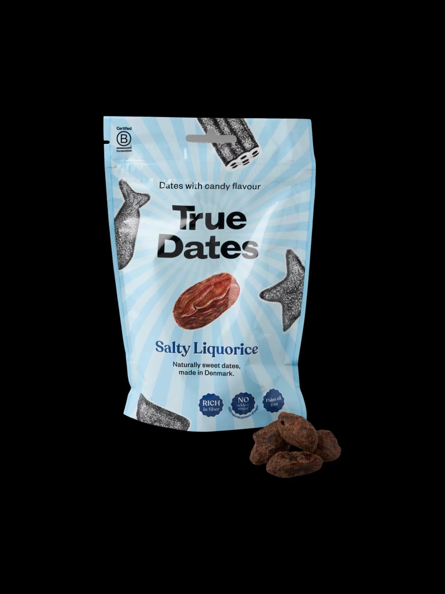 Fashion True Dates Salty Liquorice Den Lille Sult